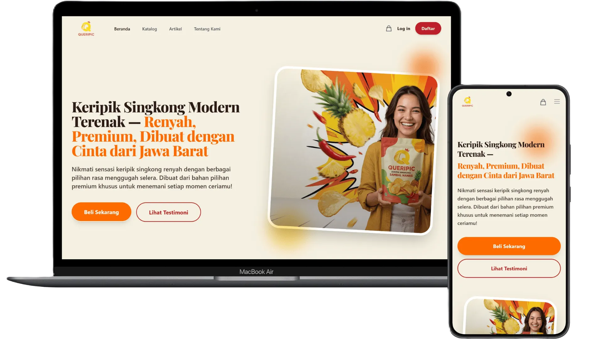 Website UMKM E-Commerce dengan CMS & Sistem Transaksi